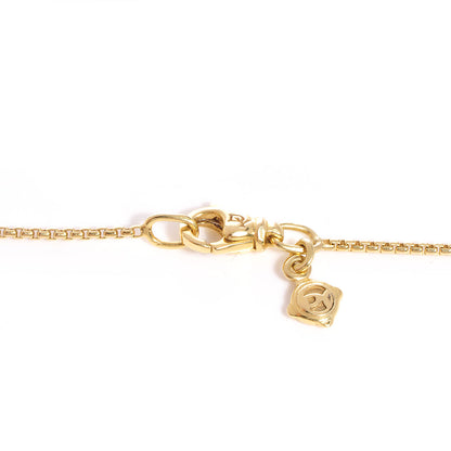 David Yurman 18k Yellow Gold Diamond Infinity Necklace 4 of 6