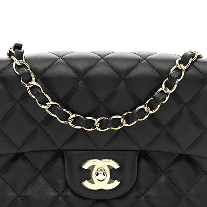 Chanel Lambskin Quilted Mini Rectangular Flap Black 5 of 11