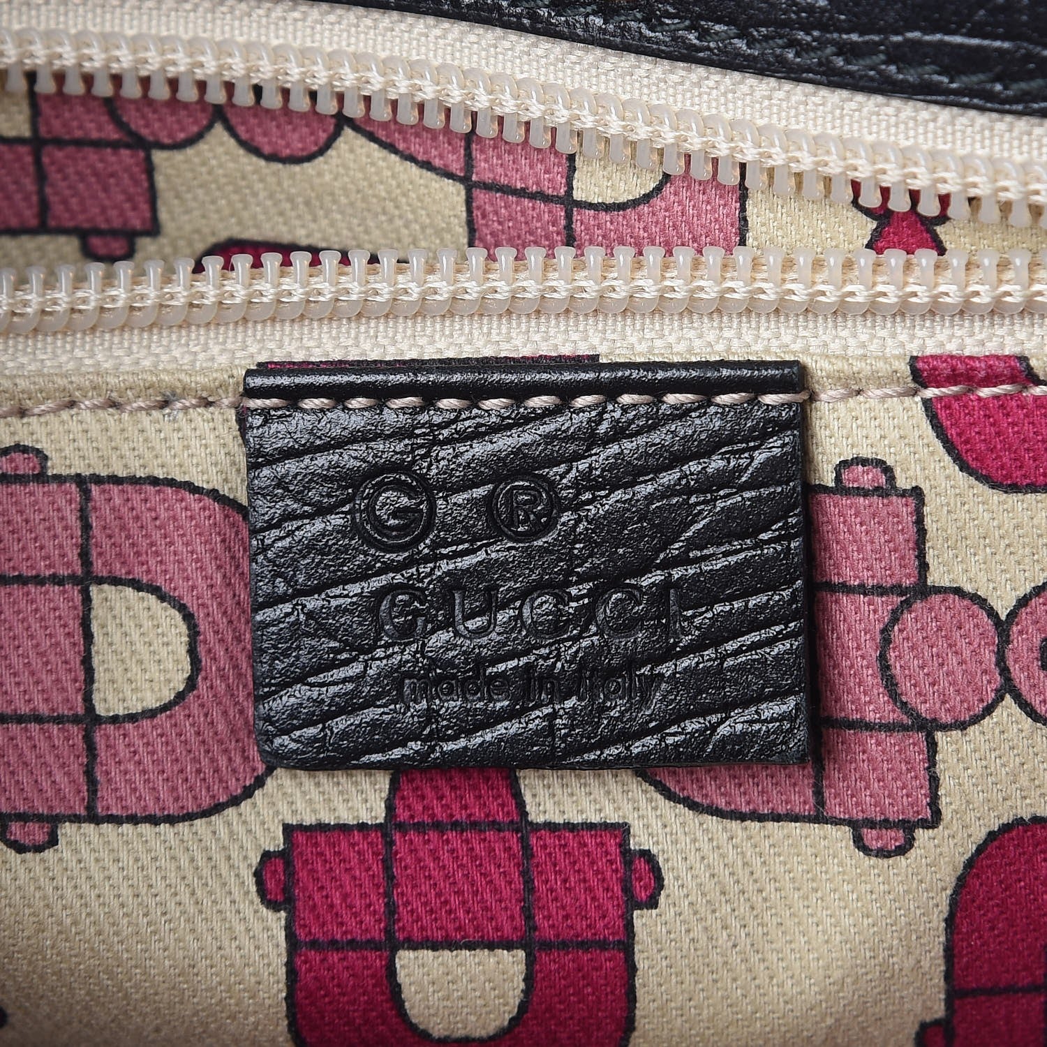 Gucci Nylon Medium Joy Tote Black 6 of 10
