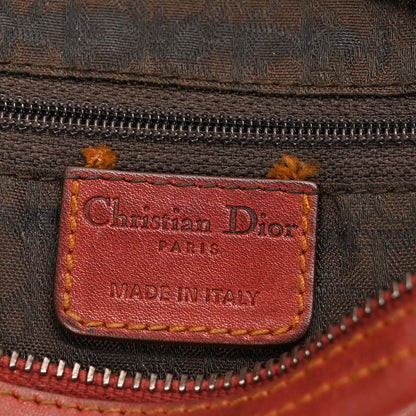 Christian Dior Calfskin Medium Gaucho Double Saddle Bag Red 6 of 10