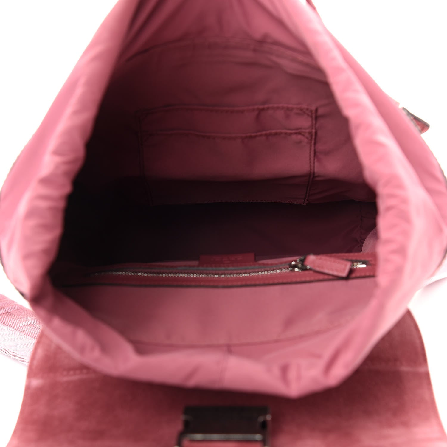 Gucci GG Supreme Monogram Blooms Small Single Buckle Backpack Beige Multicolor Dry Rose 4 of 8