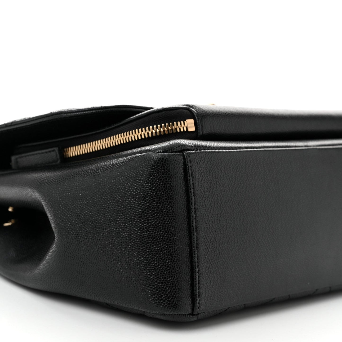 Caviar Quilted Large Business Affinity Flap Black