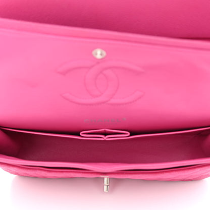 Chanel Iridescent Caviar Quilted Medium Double Flap Pink 4 of 10