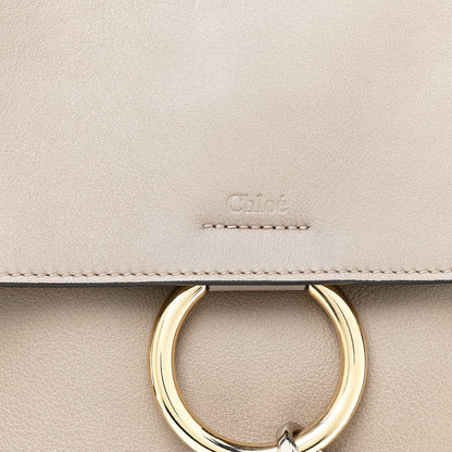 Chloe Calfskin Small Faye Day Shoulder Bag Motty Grey 8 of 12