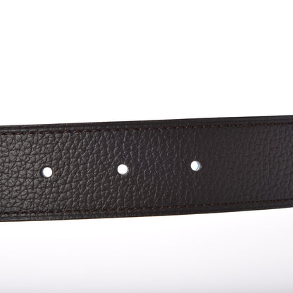 Hermes Polo Bullskin Swift 32mm H Belt 90 Bleu Hydra Macassar 8 of 9