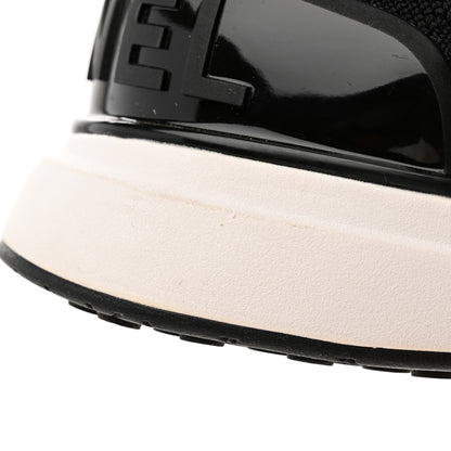 Chanel Fabric Logo Sneakers 36 Black 8 of 12