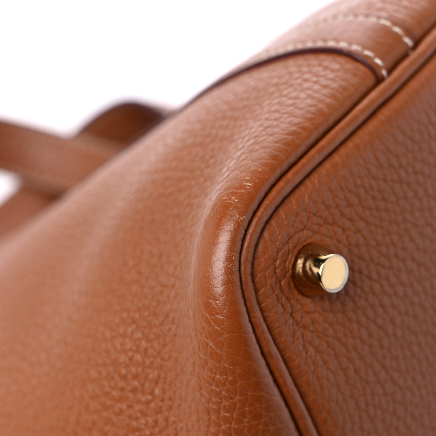 Taurillon Clemence Picotin Lock 18 PM Gold