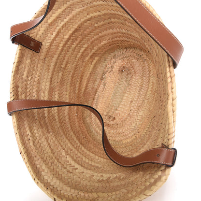 Loewe Raffia Medium Basket Tote Bag Natural Tan 5 of 10