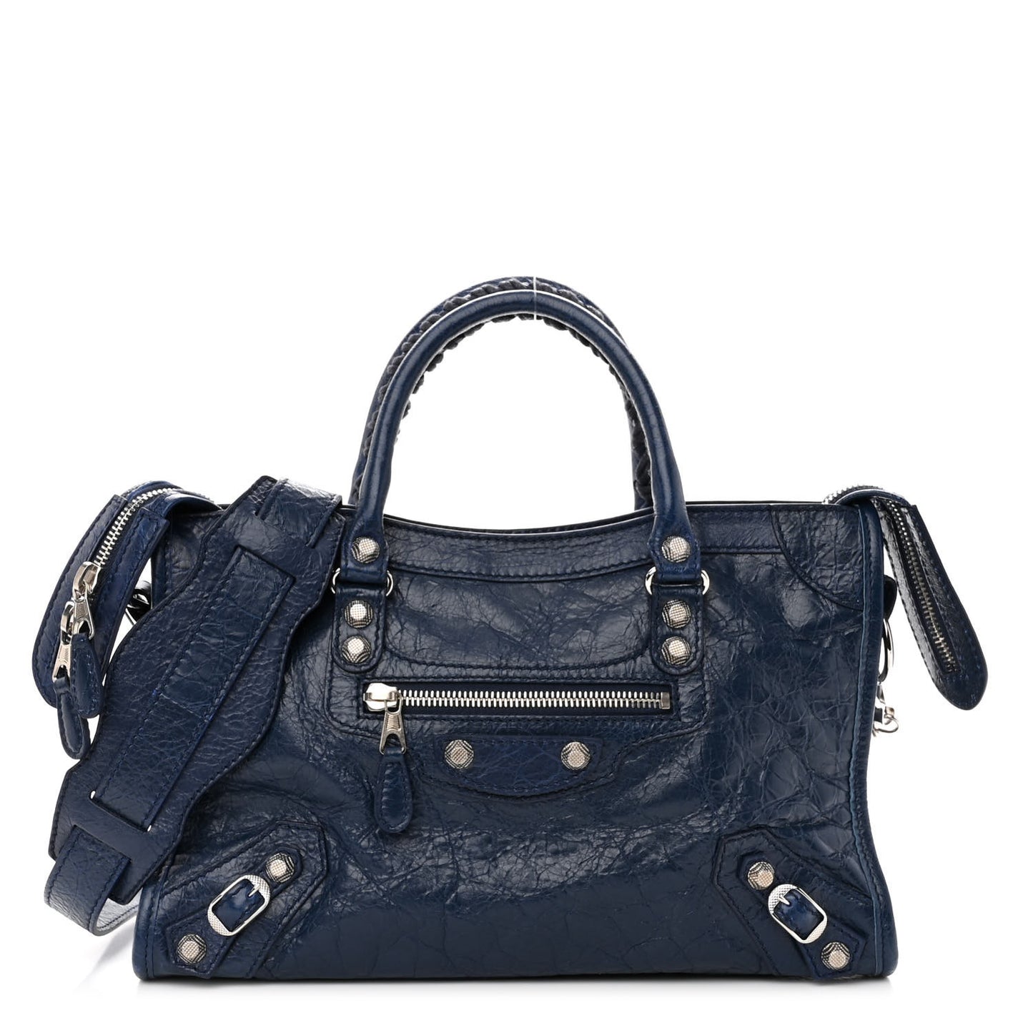 Agneau Giant 12 Silver Hardware S City Bleu Roi