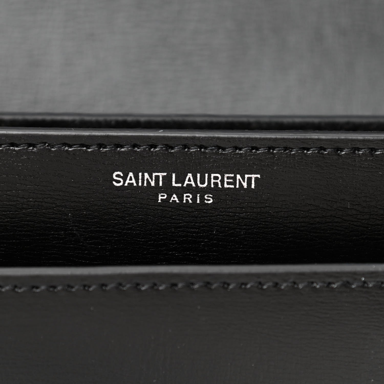 Saint Laurent Calfskin Medium Monogram Sunset Black 6 of 10