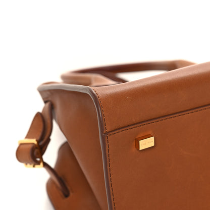 The Row Polished Saddle Calfskin Soft Margaux 10 Bag Cuir 10 of 13