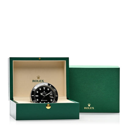 Rolex Stainless Steel 80mm Submariner Date Desk Clock Black 909010LN 2 of 5