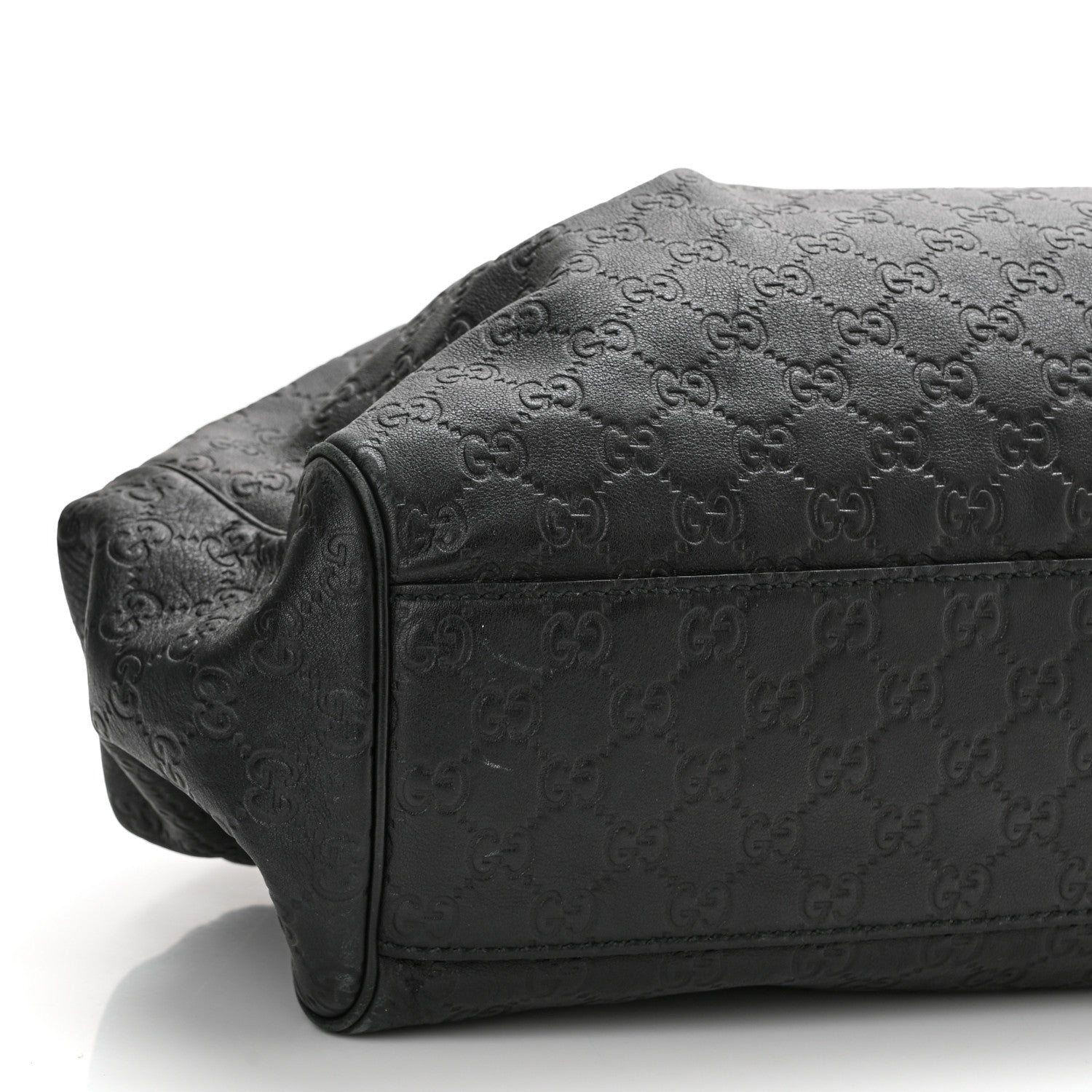 Gucci Guccissima Large Sukey Tote Black 9 of 11