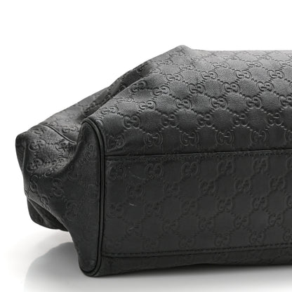 Gucci Guccissima Large Sukey Tote Black 9 of 11
