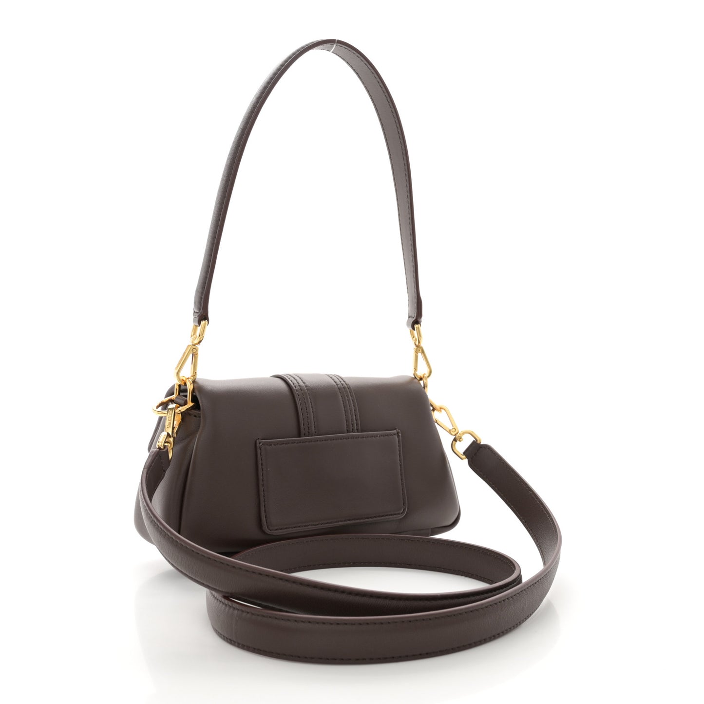 Padded Lambskin Le Petit Bambimou Dark Brown