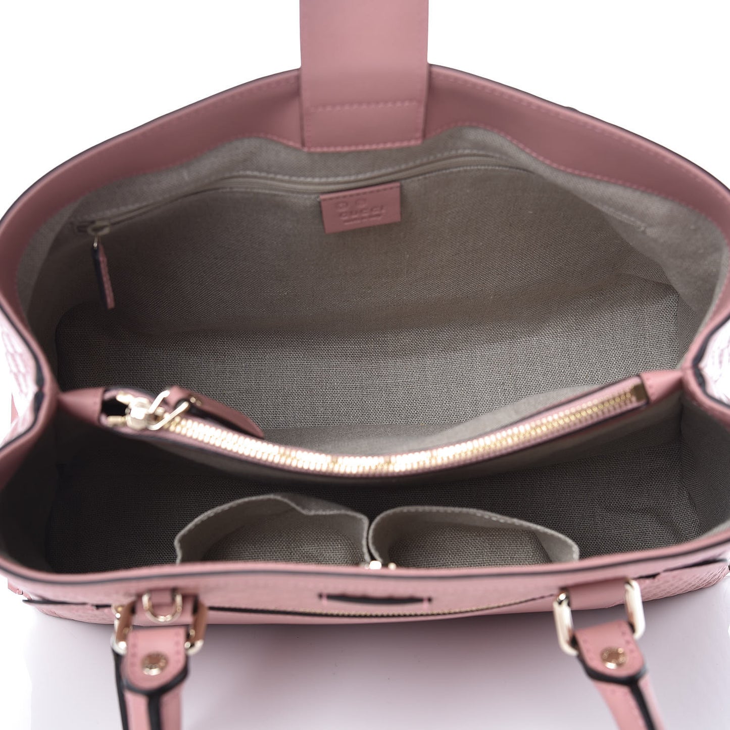 Soft Microguccissima Medium Tote Soft Pink