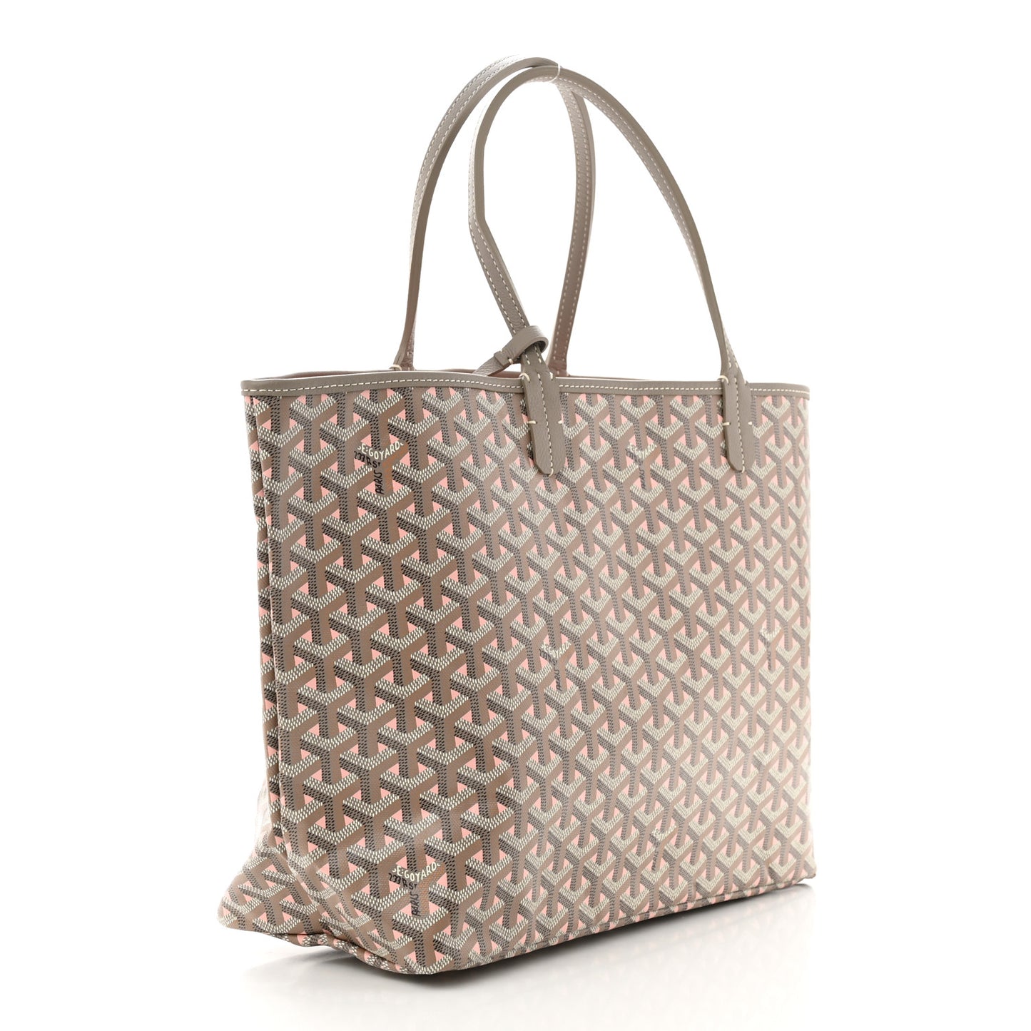 Goyardine Saint Louis Claire Voie PM Grege Powder Pink