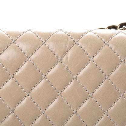 Chanel Calfskin Quilted Large Boy Flap Beige 8 of 19