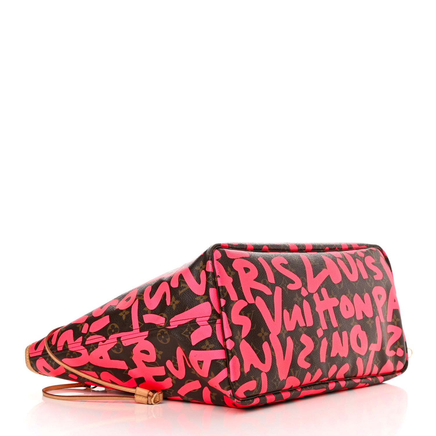 Louis Vuitton Monogram Graffiti Neverfull GM Fuchsia 4 of 22