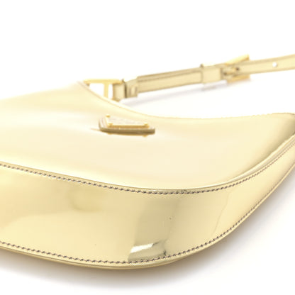 Prada Spazzolato Cleo Adjustable Strap Shoulder Bag Platino 8 of 8