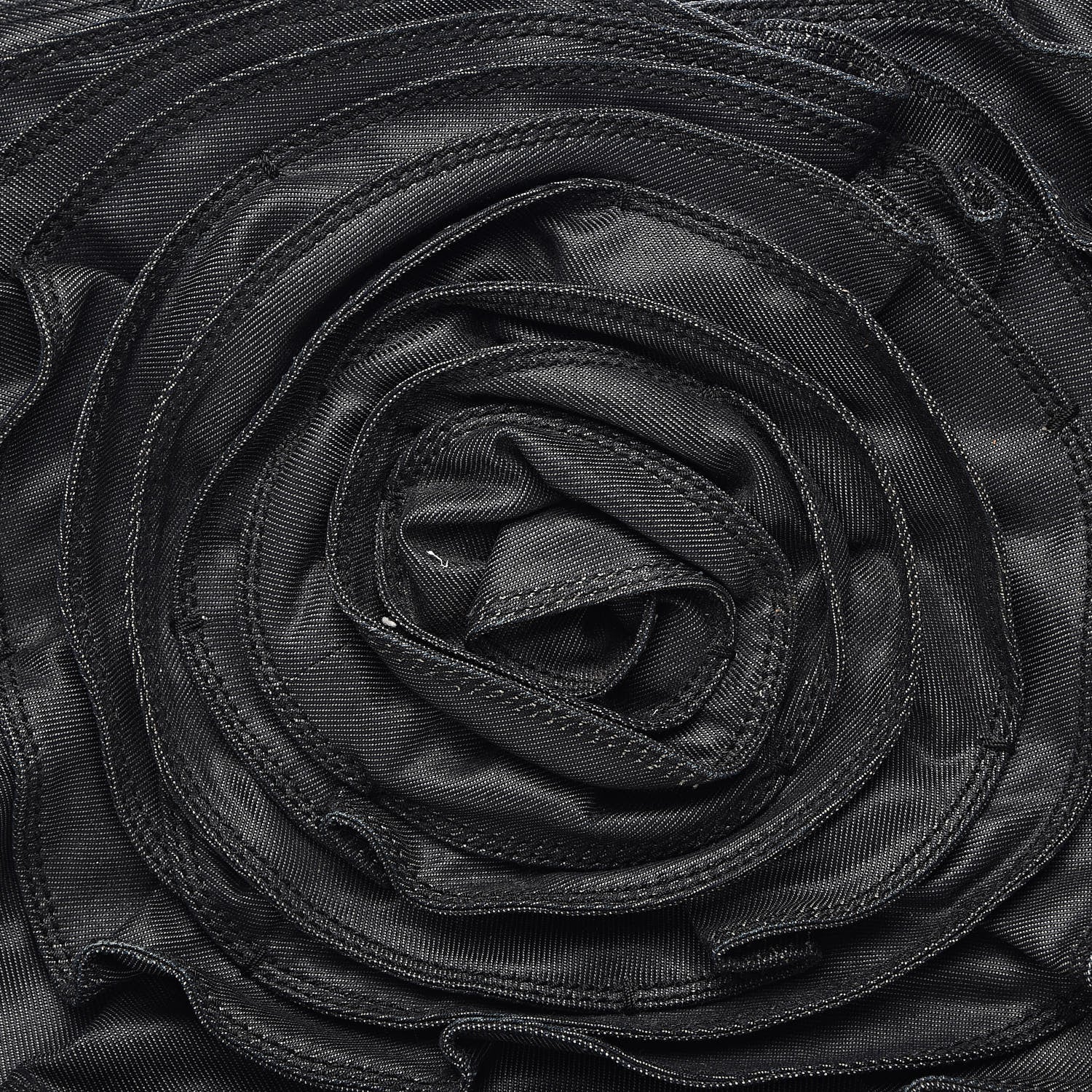 Valentino Garavani Denim Petale Tote Dark Blue 12 of 12