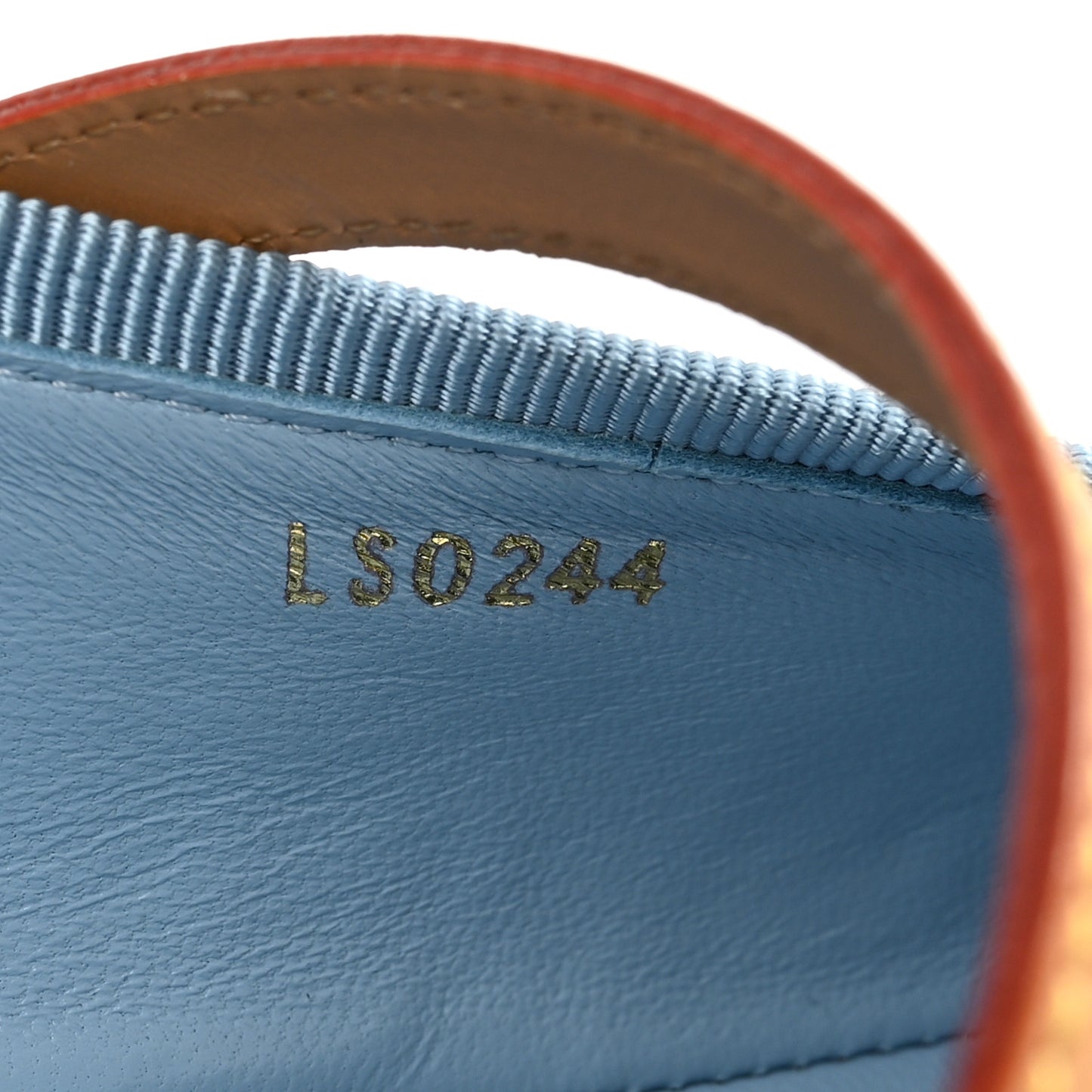Denim Monogram Romy Flat Ballerinas 41 Blue