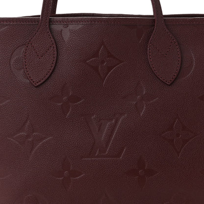 Louis Vuitton Empreinte Monogram Giant Neverfull MM Wine 8 of 10