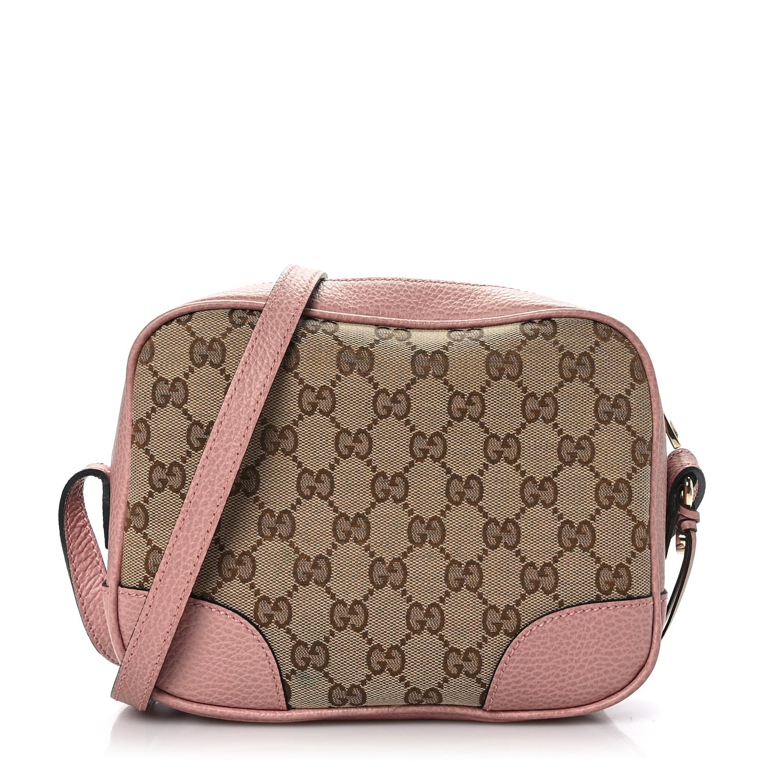 Gucci Monogram Mini Bree Messenger Bag Beige Soft Pink 1 of 10