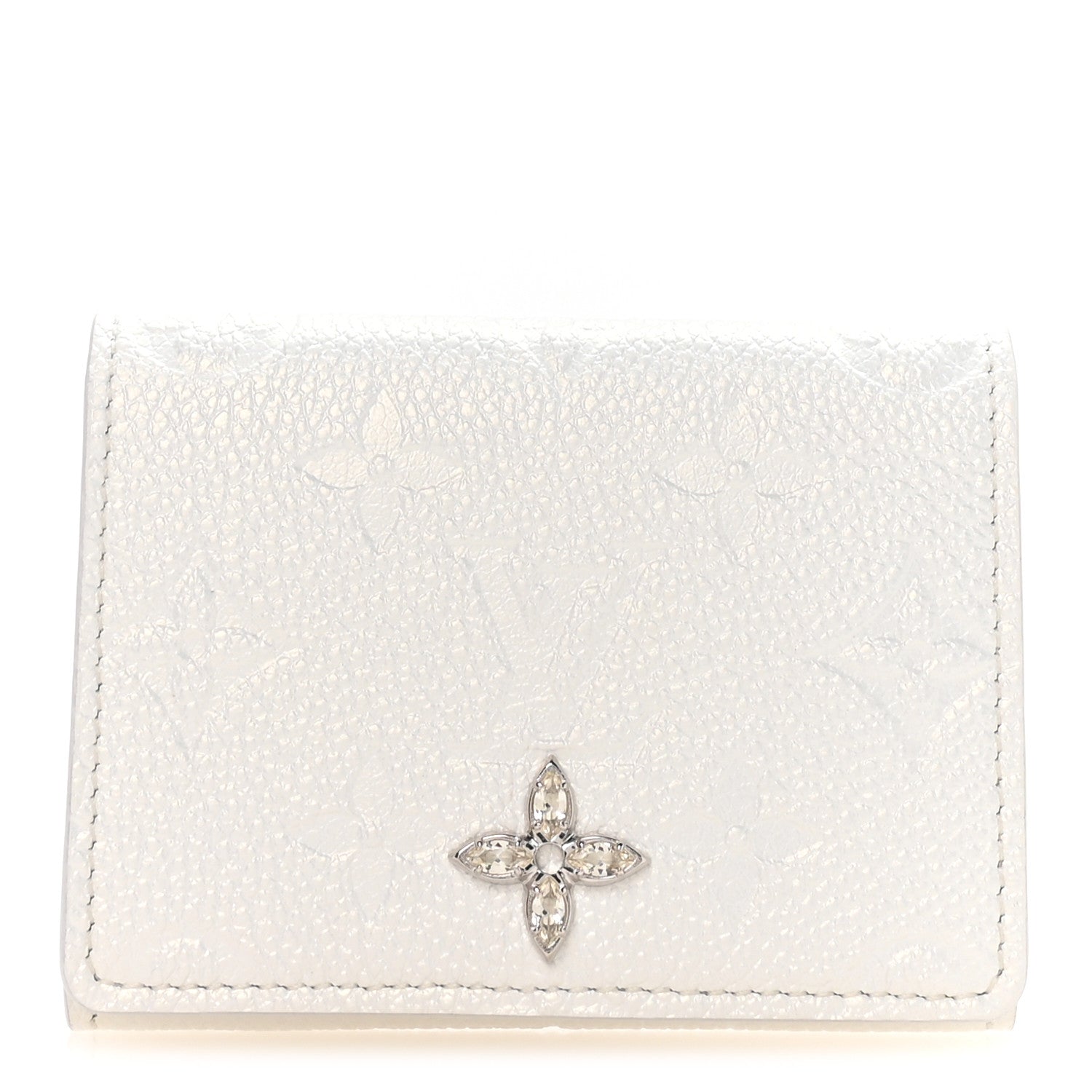 Louis Vuitton Empreinte Monogram LV Ski Business Card Holder Snow 1 of 7