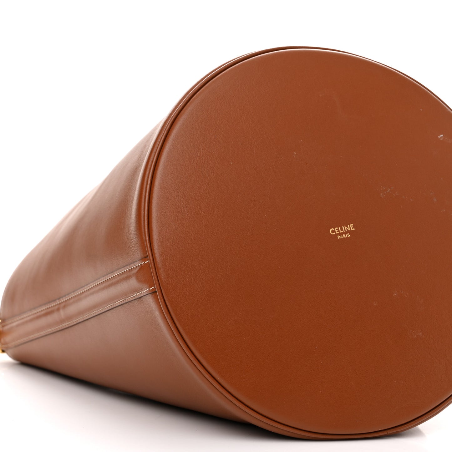Smooth Calfskin Bucket 16 Bag Tan