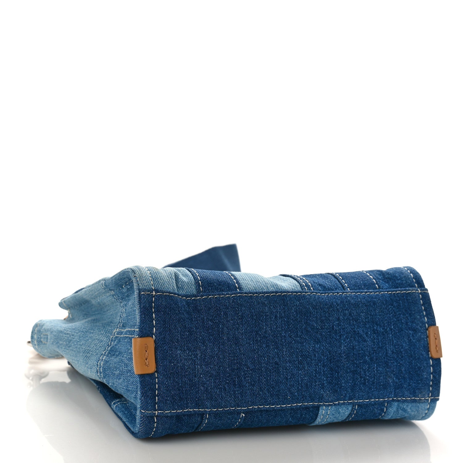 Marc Jacobs Denim Canvas Small Tote Bag Blue 4 of 10