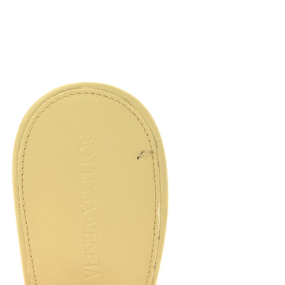 Bottega Veneta Nappa Quilted Rubber Lido Mule Sandals 39 Moon Beam 9 of 10