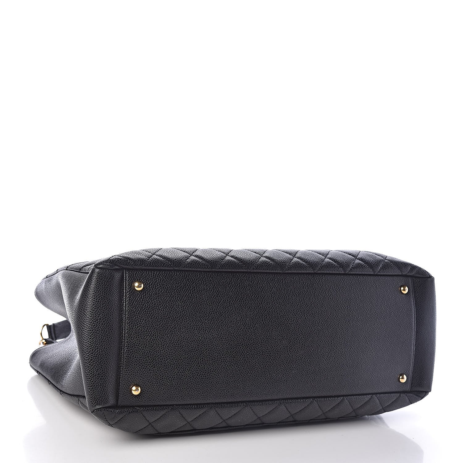 Chanel Caviar Quilted XL Grand Shopping Tote GST Black 4 of 12