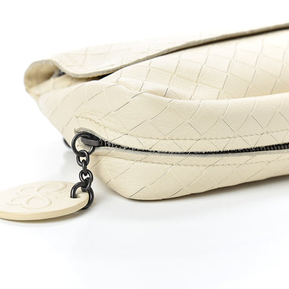 Bottega Veneta Nappa Intrecciato Mini Chain Messenger Bianca 9 of 13