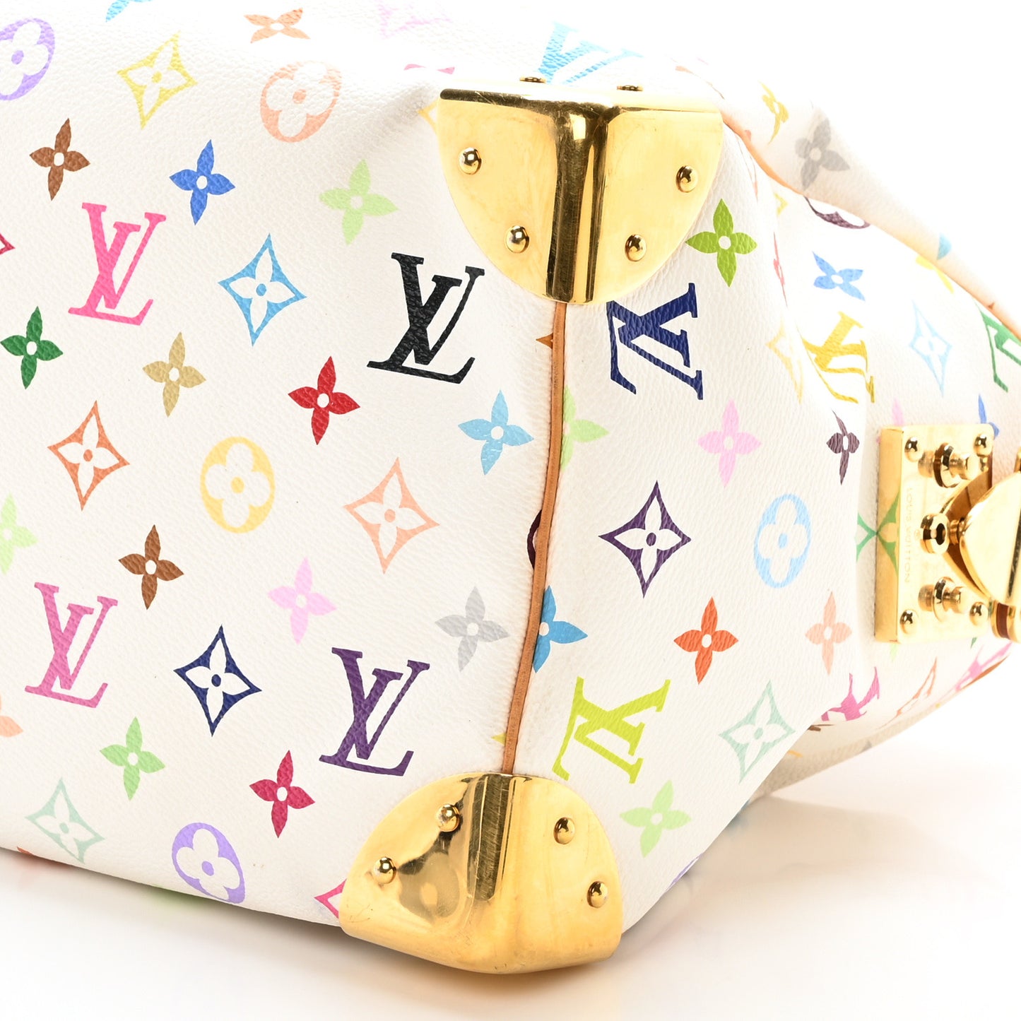 Monogram Multicolor Speedy 30 White