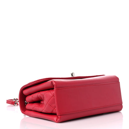 Chanel Calfskin Mini Tramezzo Flap Red 4 of 16