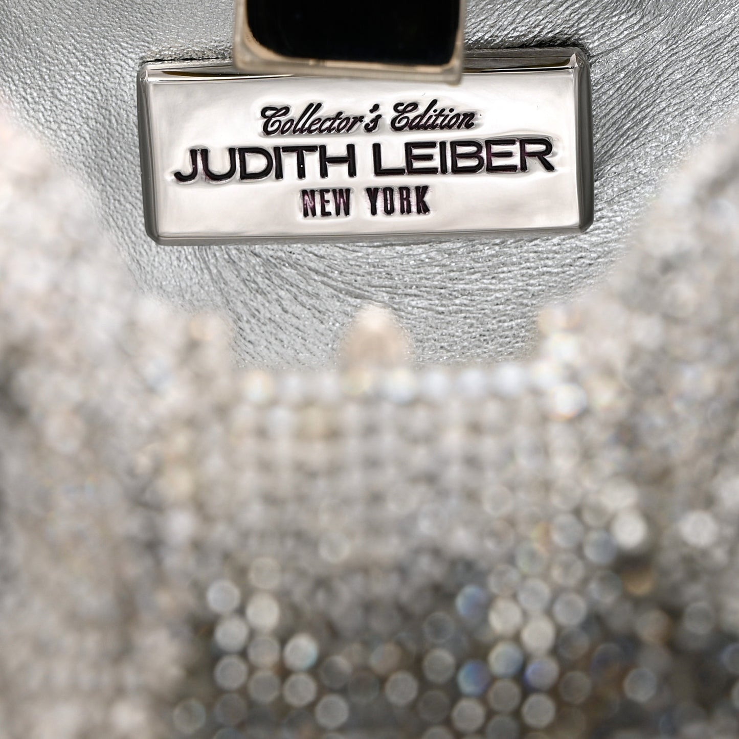 Crystal Shih Tzu Minaudiere Clutch