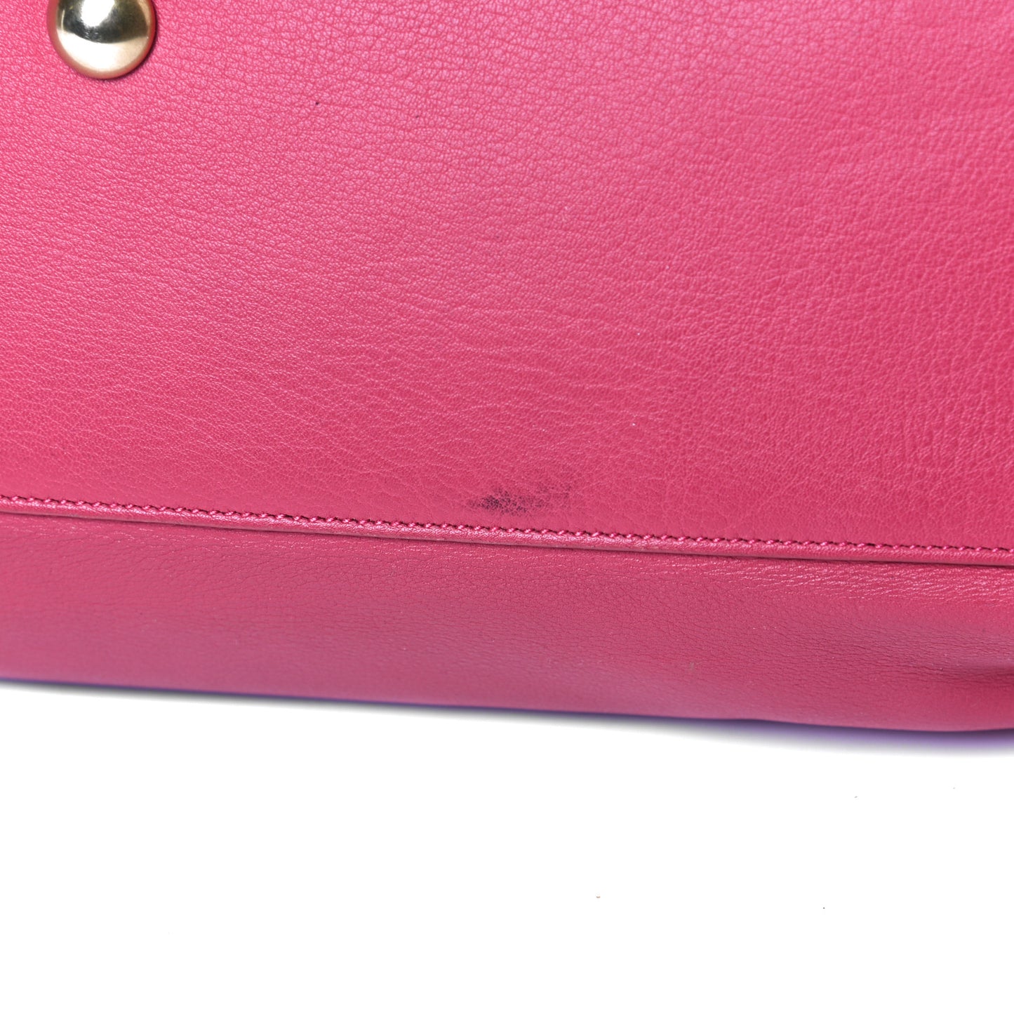 Calfskin Medium Classic Y Cabas Fuchsia