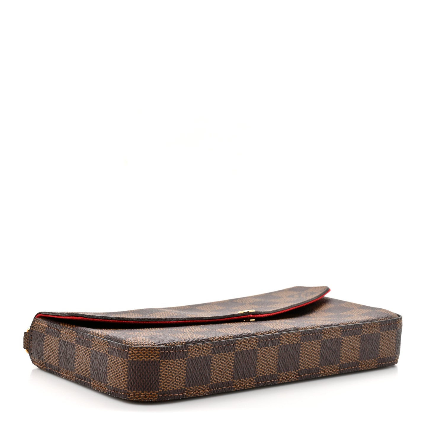 Monogram Pochette Felicie Chain Wallet Fuchsia