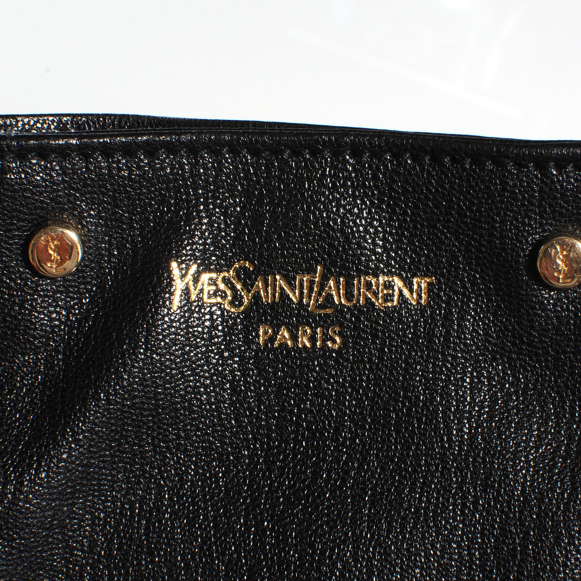 Saint Laurent Chevre Mala Mala Horn Bag Black 5 of 8