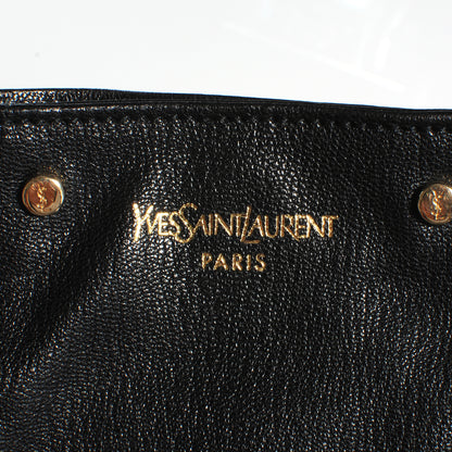 Saint Laurent Chevre Mala Mala Horn Bag Black 5 of 8