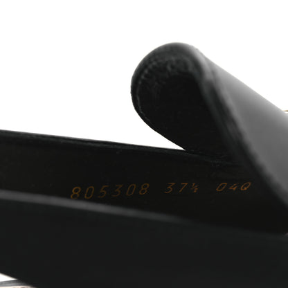 Gucci Calfskin Horsebit Platform 70/160mm Slingback Mules 37.5 Black 10 of 13