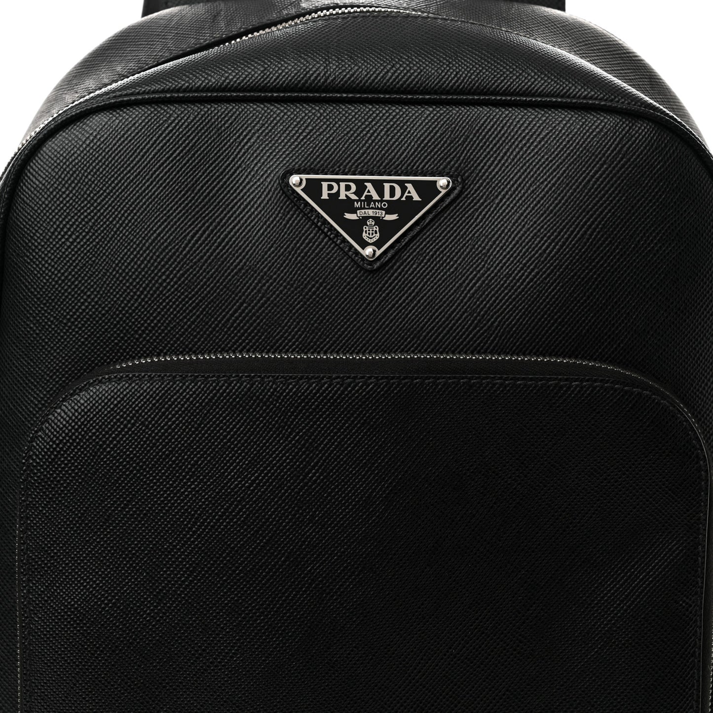 Saffiano Backpack Black