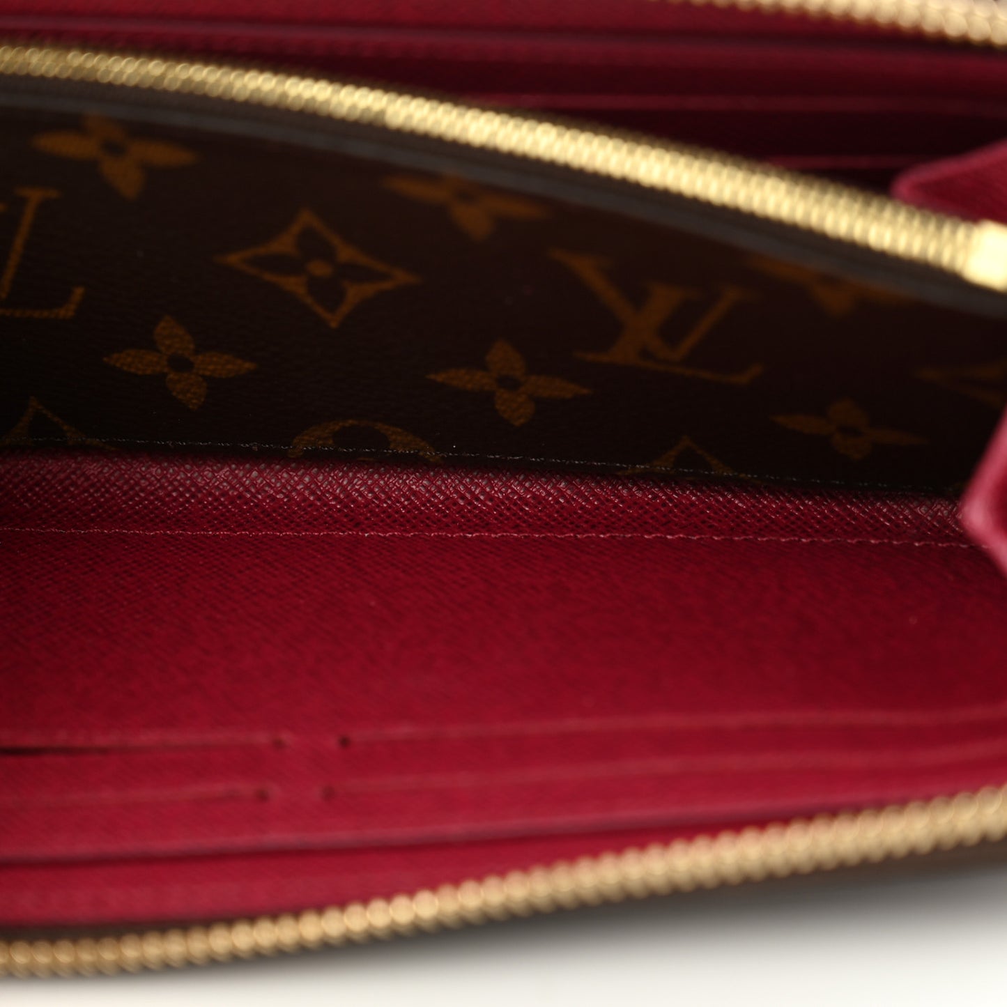 Monogram Clemence Wallet Fuchsia
