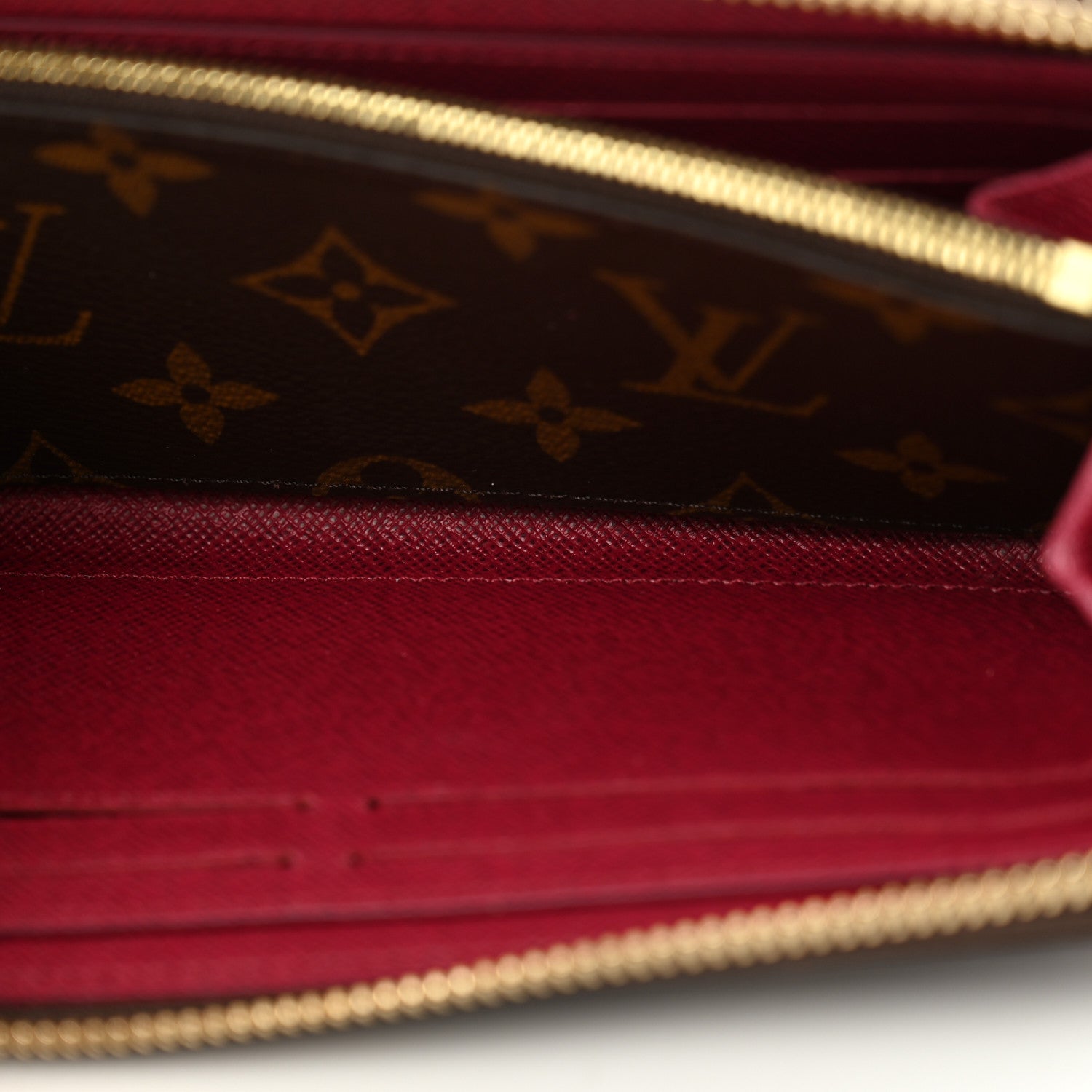 Louis Vuitton Monogram Clemence Wallet Fuchsia 5 of 10