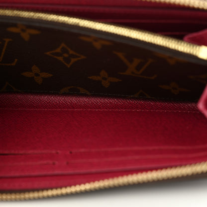 Louis Vuitton Monogram Clemence Wallet Fuchsia 5 of 10
