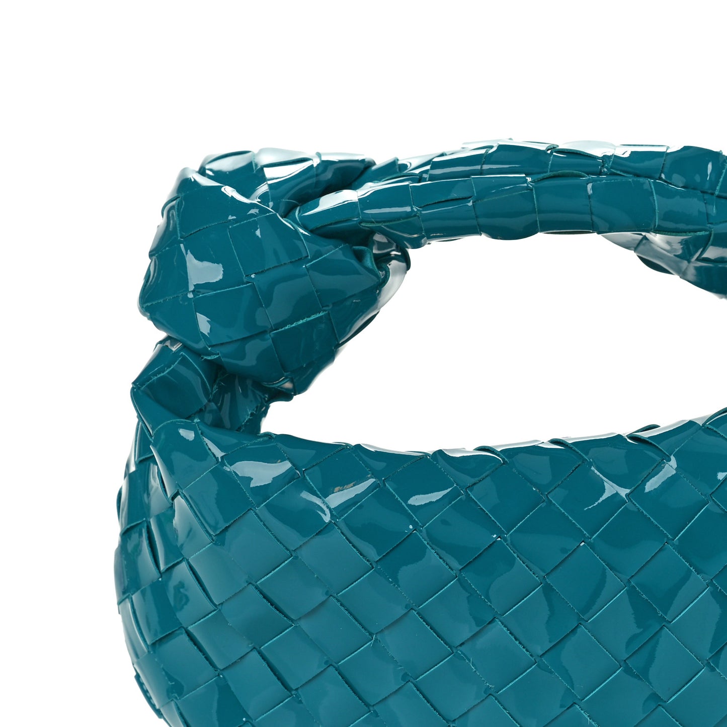 Patent Nappa Intrecciato Mini Jodie Blaster