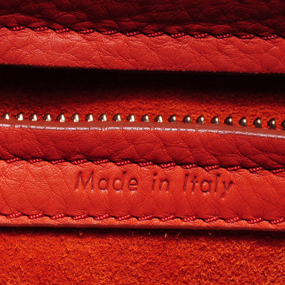 Celine Supple Calfskin Medium Phantom Luggage Orange 11 of 12