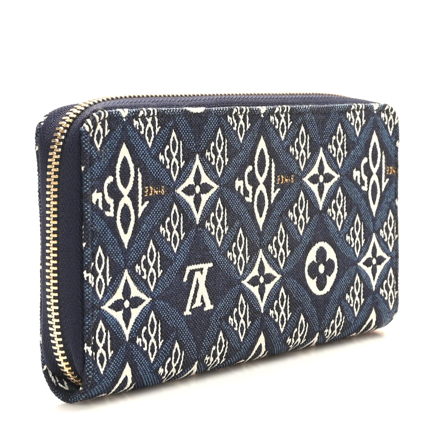 Jacquard Since 1854 Zippy Wallet Blue