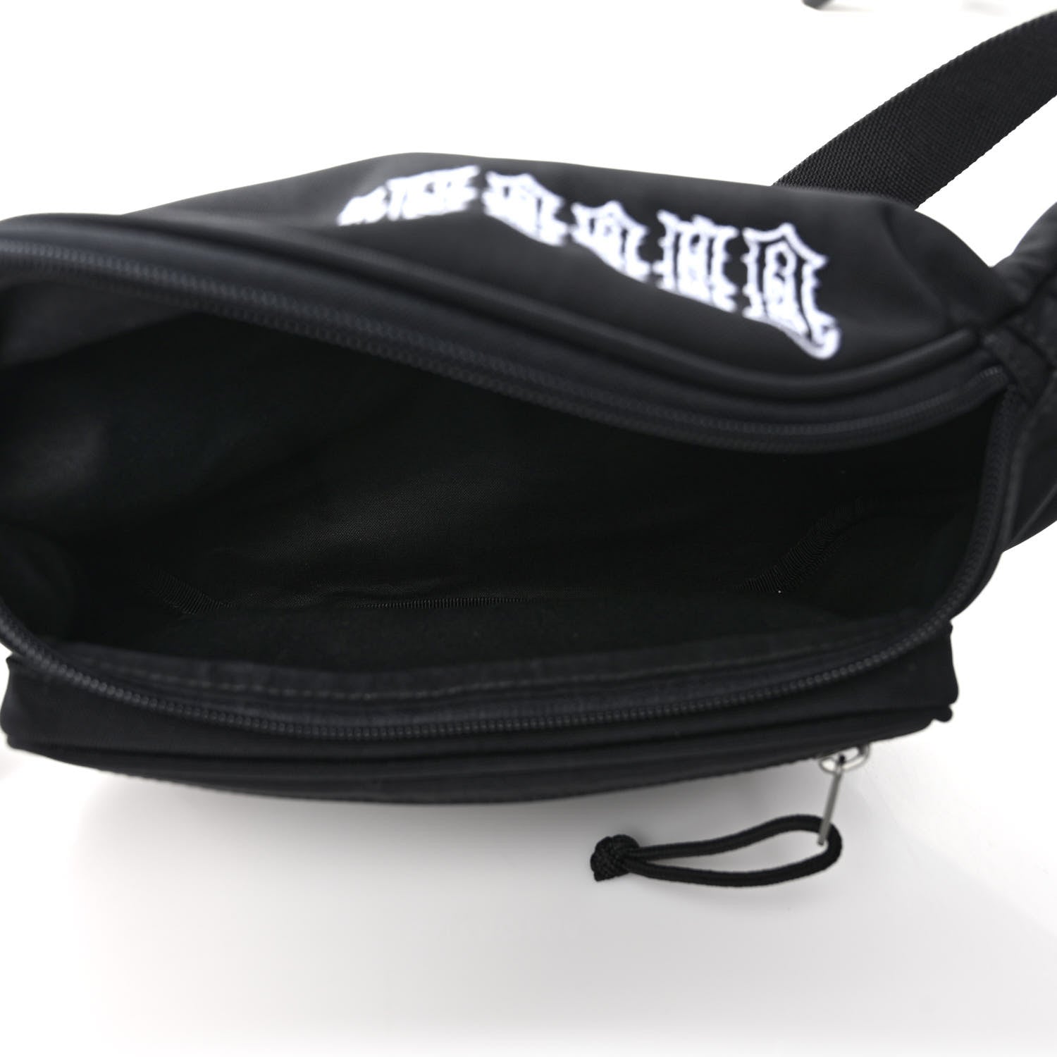 Balenciaga Nylon Canvas Explorer Beltpack Black White 5 of 9